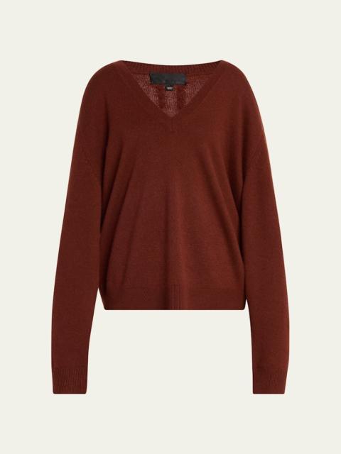 NILI LOTAN V-Neck Cashmere Sweater