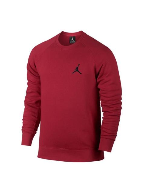 Jordan Air Jordan logo crew neck sweatshirt 'Red' 823069-687