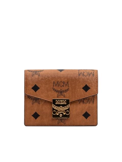 MCM mini Tracy logo-pattern wallet
