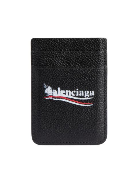 BALENCIAGA Men's Cash Magnet Card Holder - Black