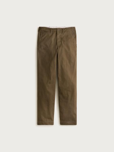 J.CREW Wallace & Barnes selvedge officer chino pant