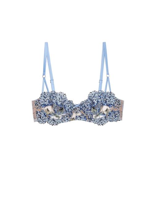 Fleur du Mal Hydrangea Balconette Bra