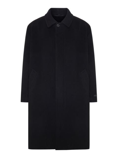 Prada LONG WOOL AND CASHMERE BLEND COAT