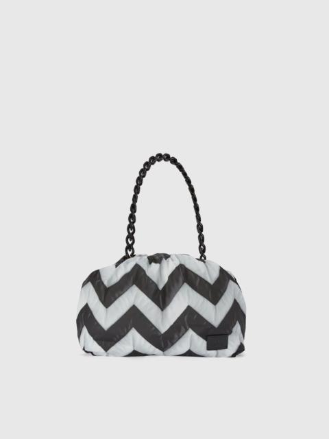 Missoni Zig zag fabric clutch with removable shoulder strap