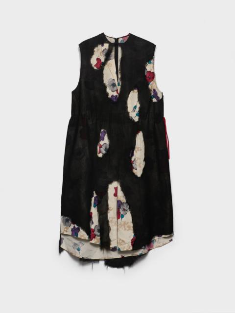 Prada Devoré georgette dress
