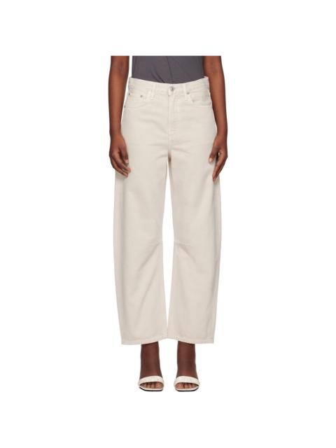Citizens of Humanity Beige Miro Relaxed Jeans