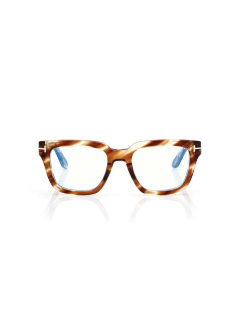 TOM FORD ICON BLUE BLOCK SQUARE OPTICALS