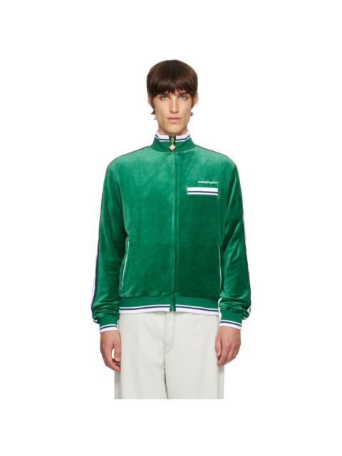 CASABLANCA Green Striped Jacket