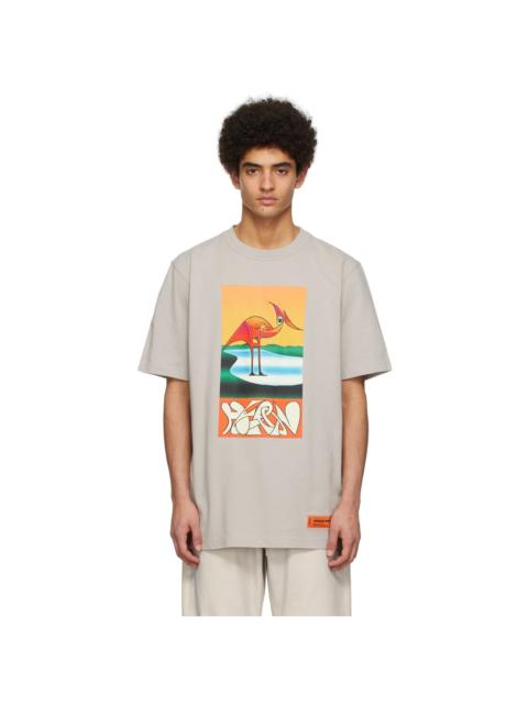 Heron Preston Grey Cotton T-Shirt