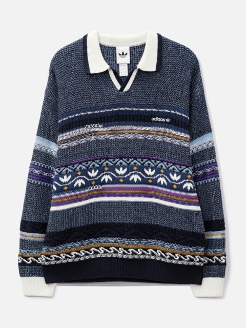 adidas Originals TOC POLO LS SWEATER