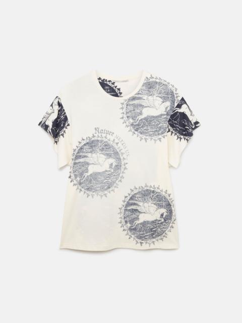 Eco Warrior Stamp Print Regenerative Cotton T-Shirt