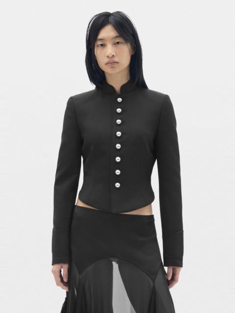 Ann Demeulemeester Polina Fitted Marsina Jacket