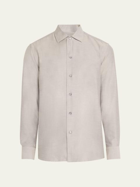 Men's Cotton Twill Sport Shirt