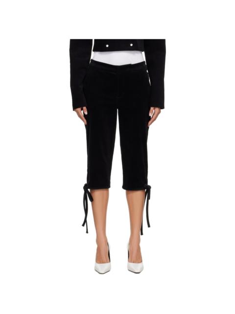 FIDAN NOVRUZOVA Black Ira Capri Trousers