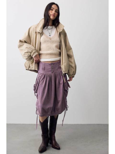 FREE PEOPLE We The Free Nightshade Knit Midi Skirt