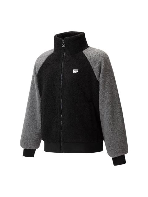 PUMA Puma Reglan Sleeve Sherpa Jacket 'Black' 539569-01