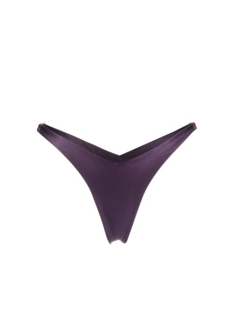 logo-hardware bikini bottoms