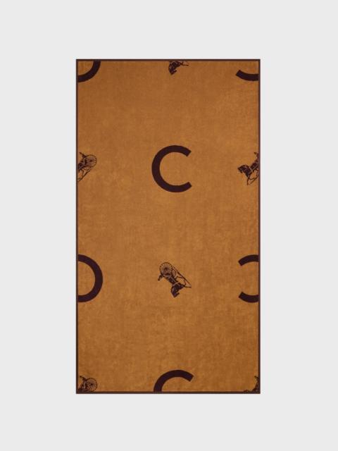 CELINE beach towel IN c sulky terry cotton