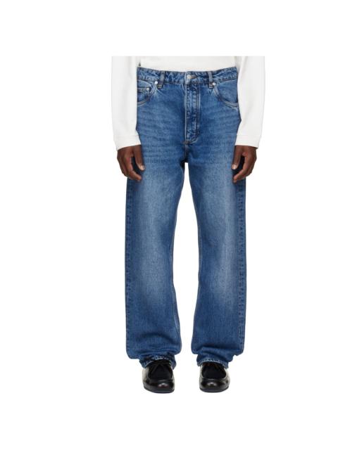 Studio Nicholson Blue Riso Straight Leg Jeans