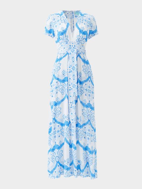 MELISSA ODABASH Lou Florian Maxi Dress