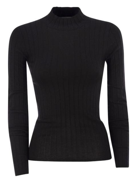 Brunello Cucinelli broad rib high-neck knitwear