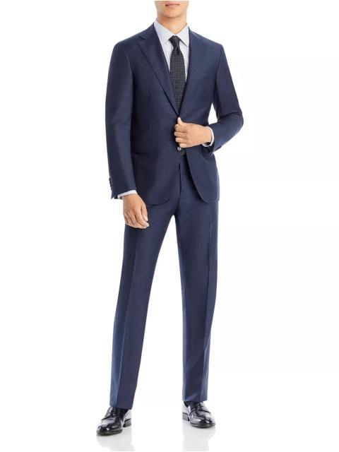 Canali Capri Mélange Twill Solid Slim Fit Suit