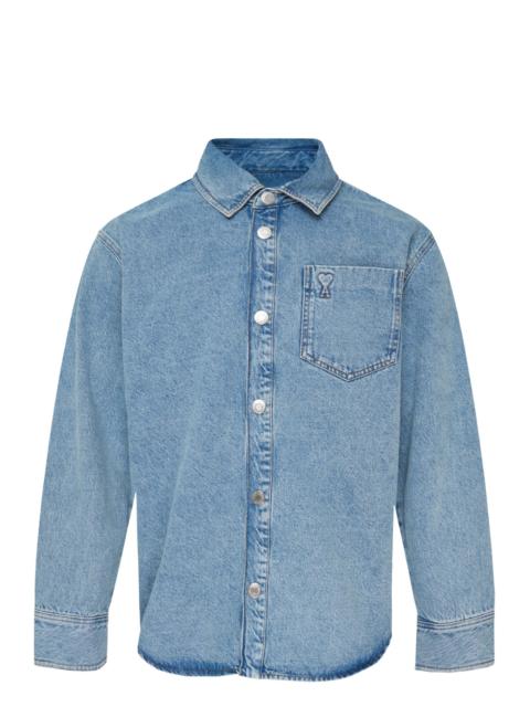 AMI Paris Ami de Cœur Denim Overshirt
