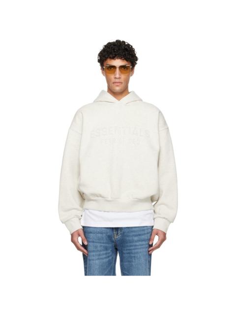 Off-White Holiday Embossed 'Essentials' Classic Hoodie