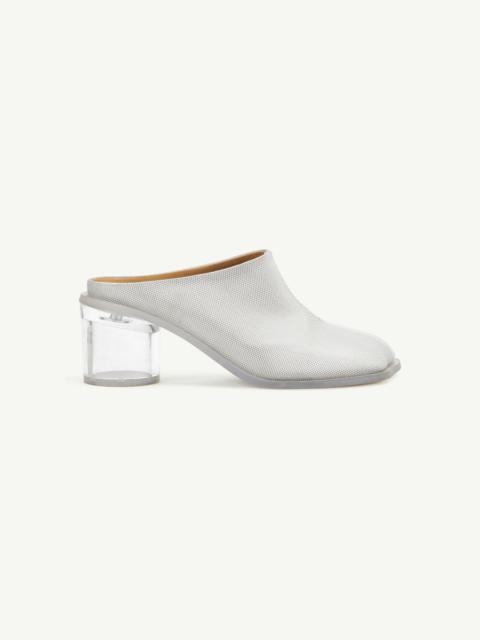 Anatomic Transparent Heeled Slip-on Mules