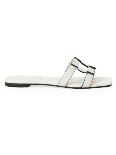 SIMKHAI Women's Simkhai Monogram Leather Sandals - Ivory