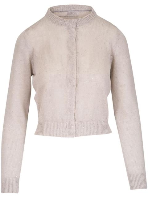 Brunello Cucinelli sequin-embellished cardigan