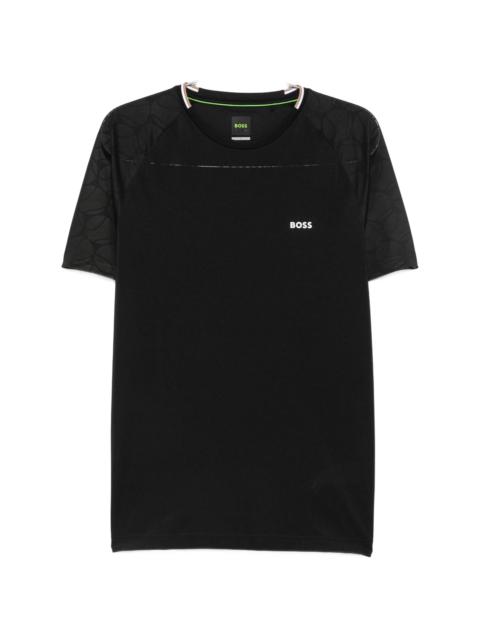 BOSS Boss Logo-print Raglan-sleeve T-shirt