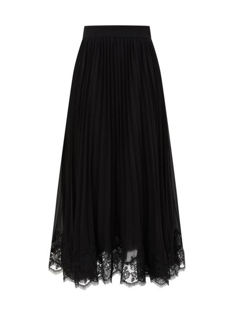 Zimmermann PLEATED LACE SKIRT