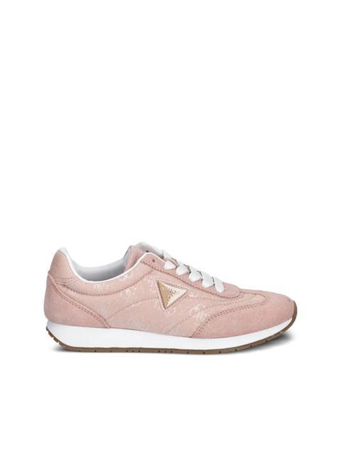 GUESS USA Joggin suede logo-embellished sneakers
