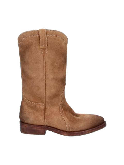 Jil Sander SUEDE ANKLE BOOTS
