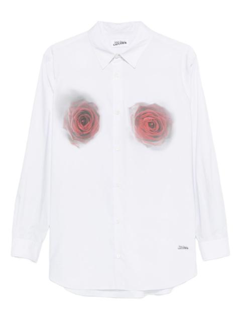 Jean Paul Gaultier rose-print shirt