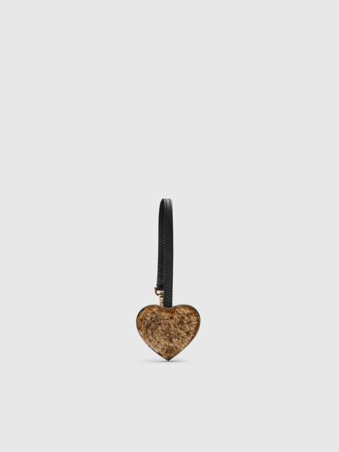 ATP ATELIER Venosta Orsetto/Black Shearling/Leather Key chain