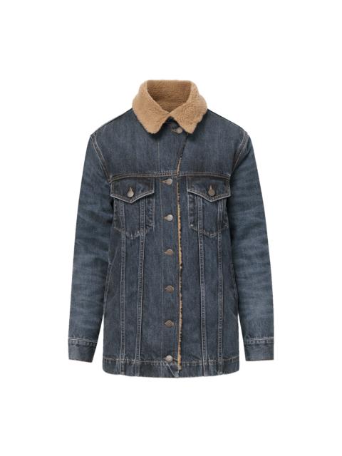 VERONICA BEARD DONNA SHERPA DENIM JACKET