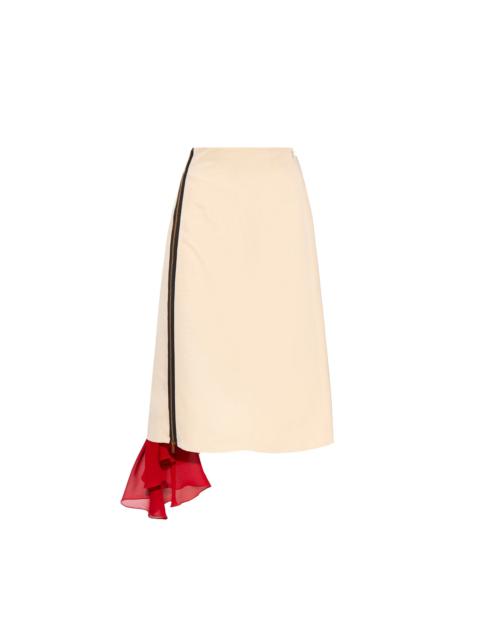 GUCCI Gucci Silk Viscose Faille Skirt