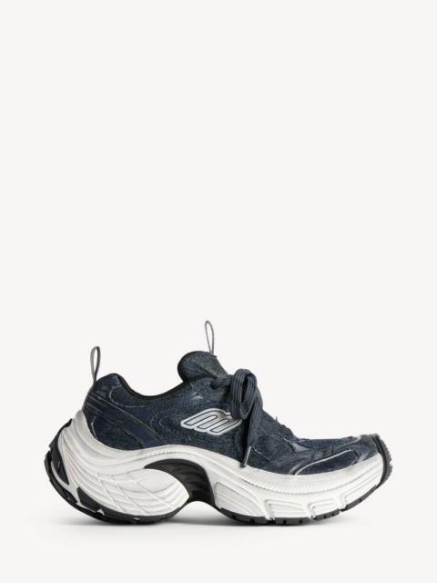 BALENCIAGA Men's 6xl Denim Sneaker in Blue/white