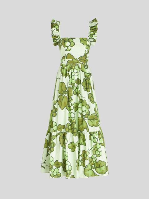 Etro LONG DRESS WITH BERRY PRINT