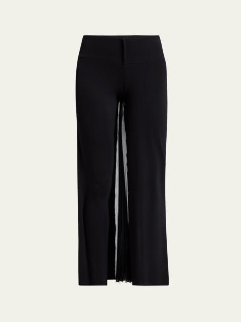 courrèges Infinity Pleats Jersey Pants