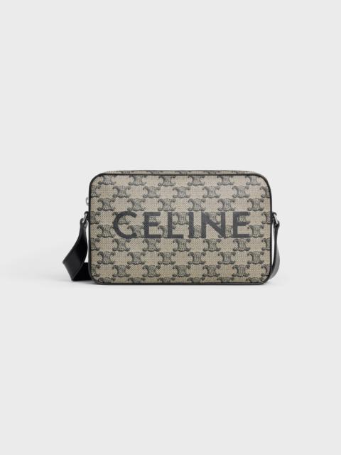 Medium Messenger Bag in TRIOMPHE CANVAS WITH CELINE PRINT