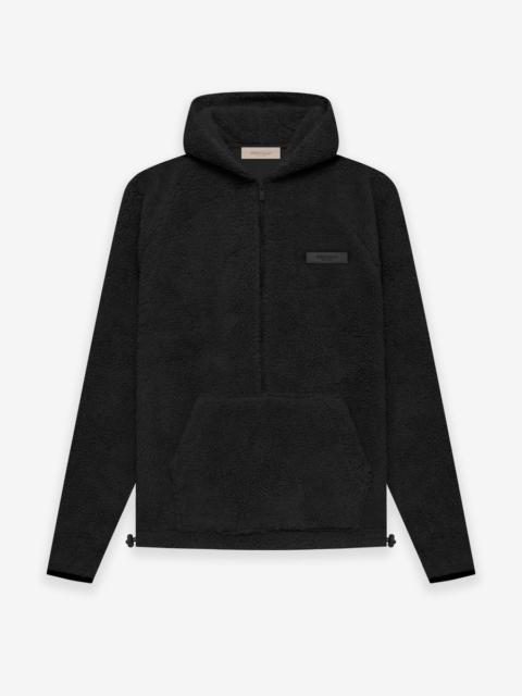 POLAR FLEECE HALF ZIP HOODIE