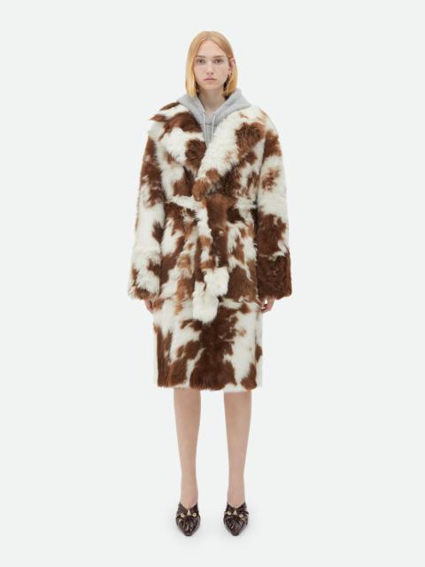 Bottega Veneta Spotted Shearling Coat