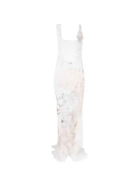 MARCO RAMBALDI crochet long dress