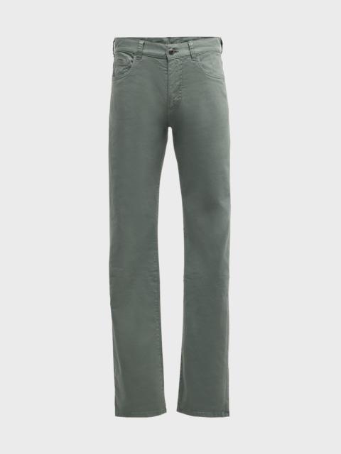 Canali Men's Brianza Twill 5-Pocket Pants