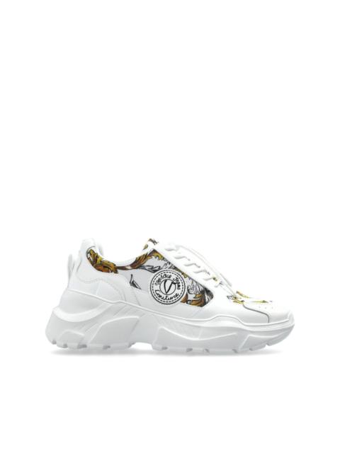 VERSACE JEANS COUTURE Barocco panelled sneakers
