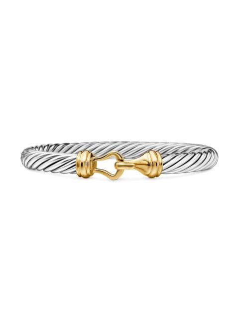 DAVID YURMAN Women's Buckle Classic Cable Bracelet in Sterling Silver