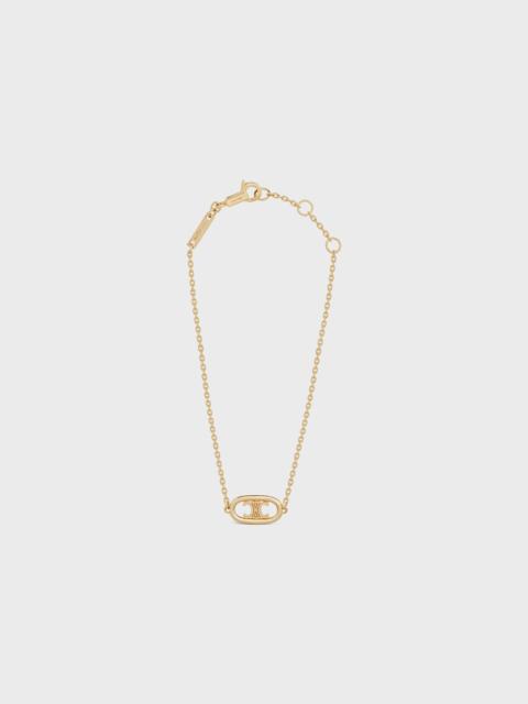 CELINE Maillon Triomphe Bracelet in Yellow Gold